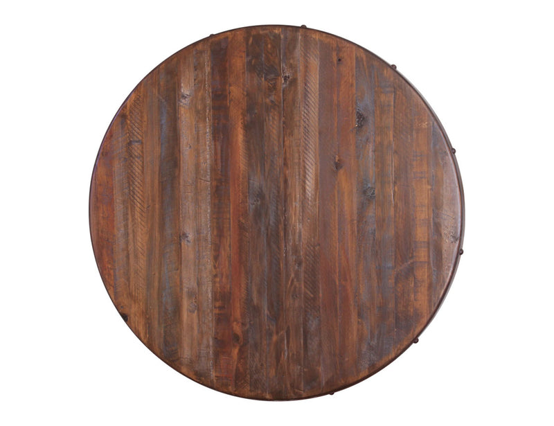 Antique Bistro Table Barrel Design
