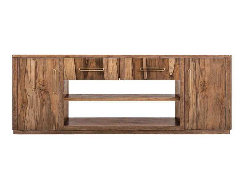 Balam Wall Unit, TV Stand 80" with Electric Fireplace insert