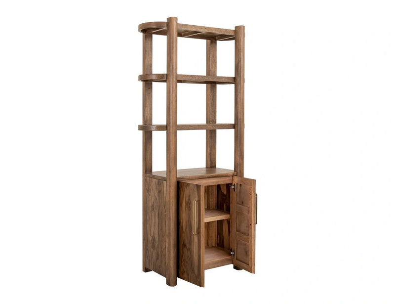 Balam Wall Unit, TV Stand 80" with Electric Fireplace insert