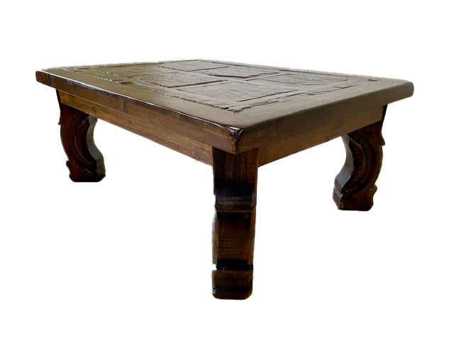 Ox Yoke Coffee Table w/Slate