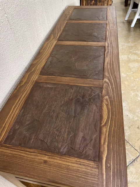 Tin Sofa Table: Rustic Credenza