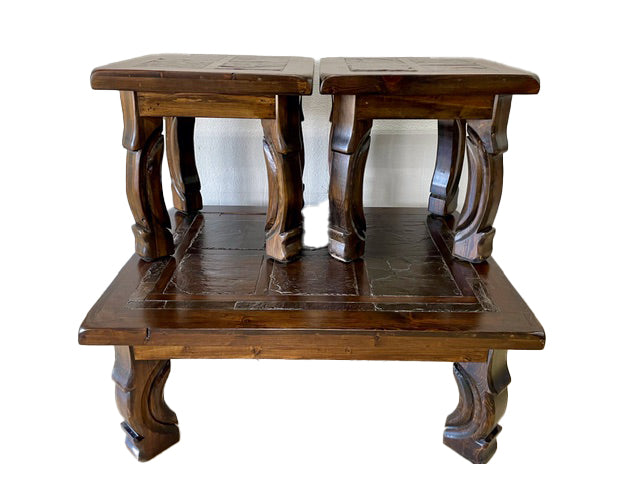 Ox Yoke End Table