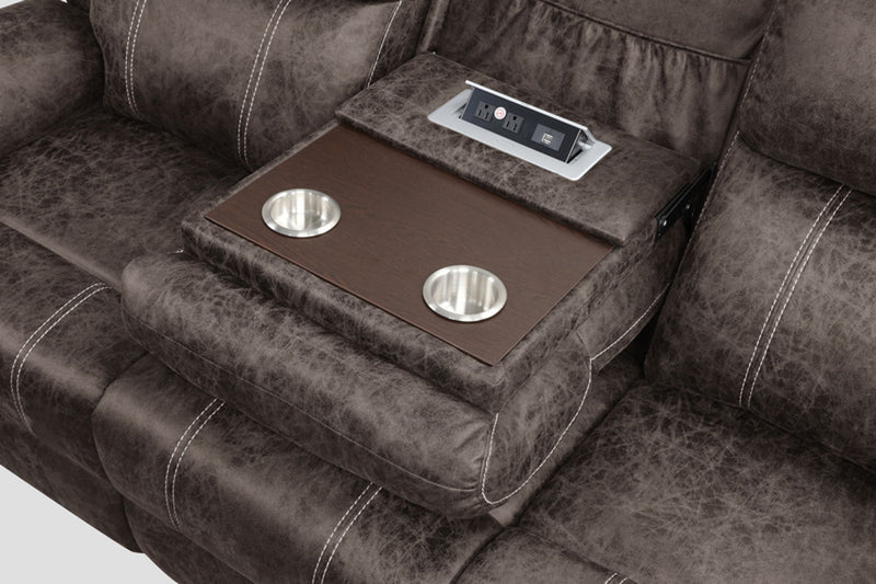 Manual Recliner Lucca in Brown