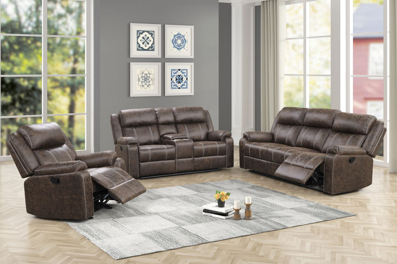 Manual Recliner Lucca in Brown