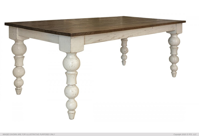 Rock Valley Dining Collection - Dining Table w/ Turned Legs