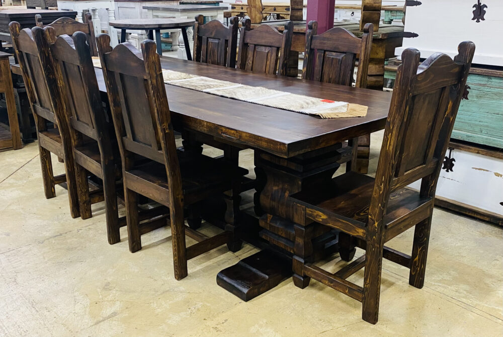 Solid Wood Dining Room Table Set