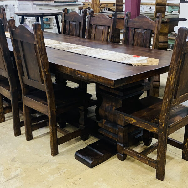 Solid Wood Dining Room Table Set